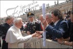 Papa Benedetto XVI e le autorità di Arenzano